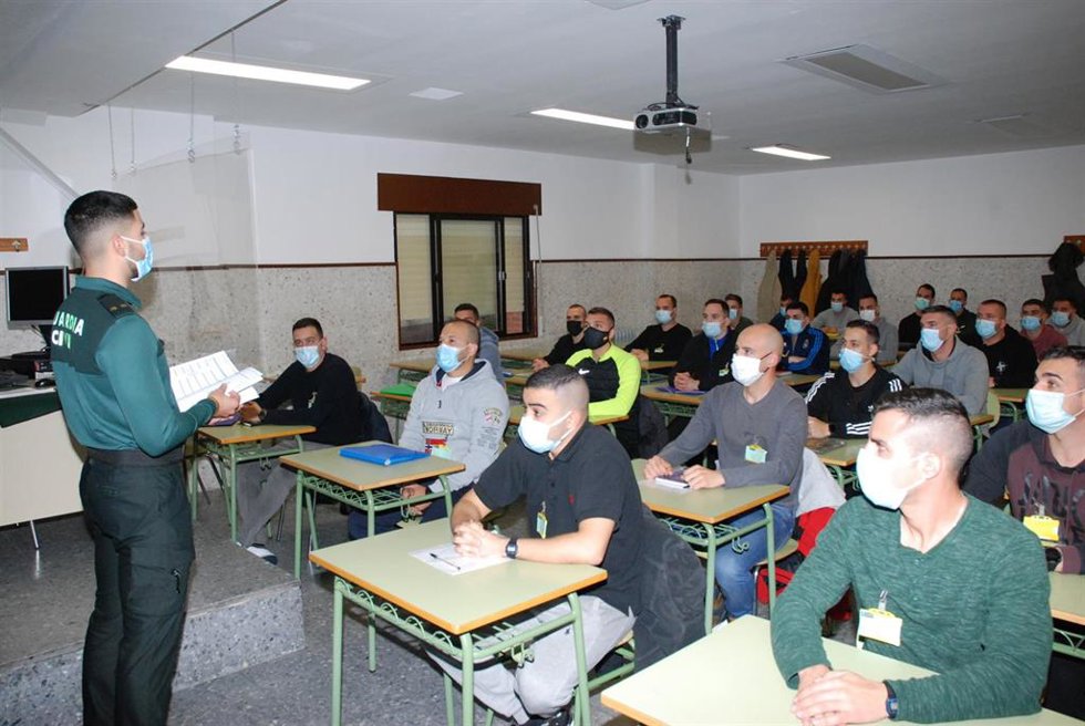 Inicio del curso en la Academia de la Guardia Civil de Baeza