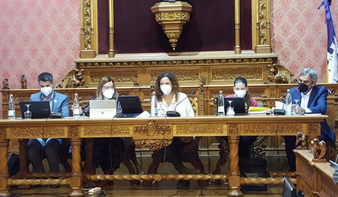 Pleno del Consell de Mallorca para sus presupuestos 2022.
