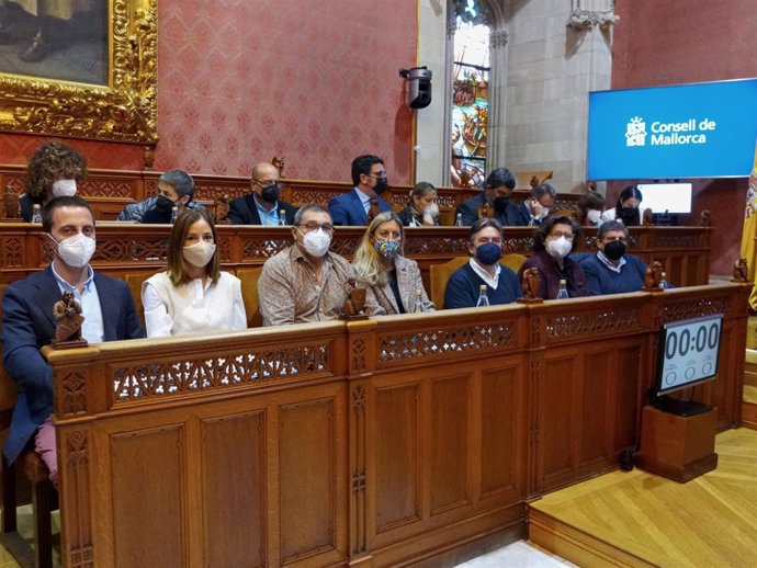 Miembros del PP en el Consell de Mallorca.