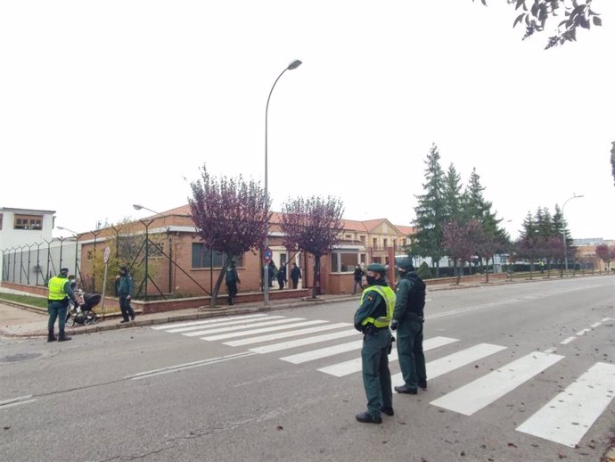 Operativo puesto en marcha en Soria para el traslado de los internos a la nueva cárcel.