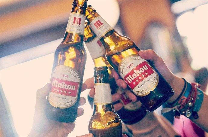 Botellines de Mahou