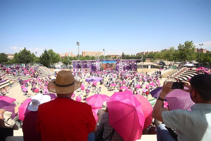Archivo - Vista general de la IV Asamblea Ciudadana Estatal de Podemos, a 13 de junio de 2021, en el Auditorio Parque de Lucía de Alcorcón, Alcorcón, Madrid, (España). El encuentro se realiza con el fin de cerrar el proceso asambleario y proclamar el re