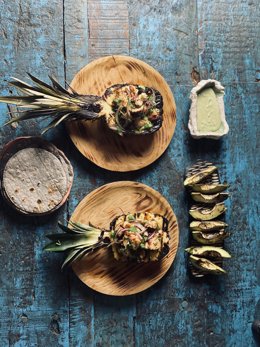 Plato de la cocinera Adnaloy Osio, que participa en el III Foodture Barcelona