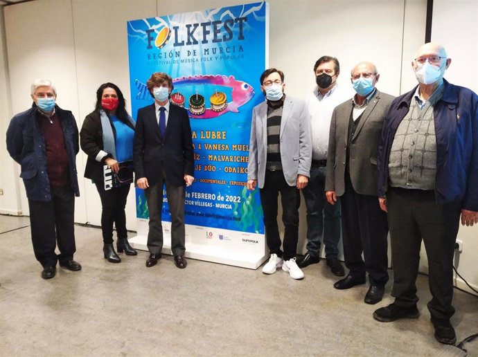 Presentación del II Festival de música folk y popular 'Folkfest Región de Murcia 2022'.