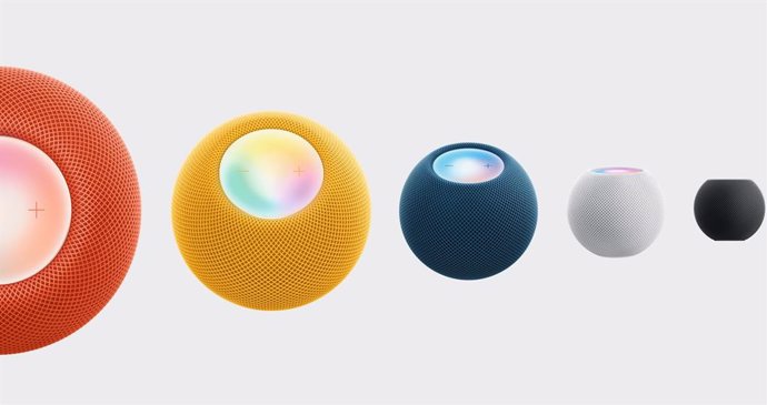 Apple presenta tres nuevos colores del HomePod mini