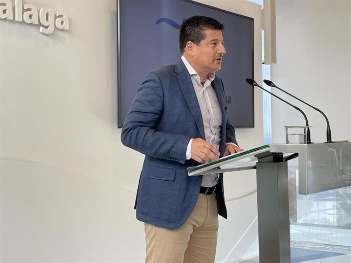 Francisco Oblaré, portavoz del PP en la Diputación de Málaga, en una imagen de archivo