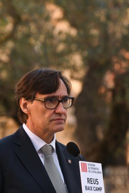 El presidente del Grupo Parlamentario Socialistes i Units per Avanar, Salvador Illa.