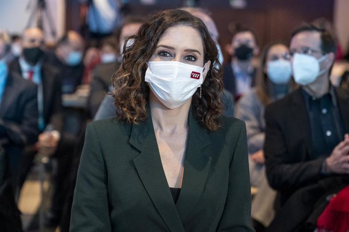 La presidenta de la Comunidad de Madrid, Isabel Díaz Ayuso. Archivo.