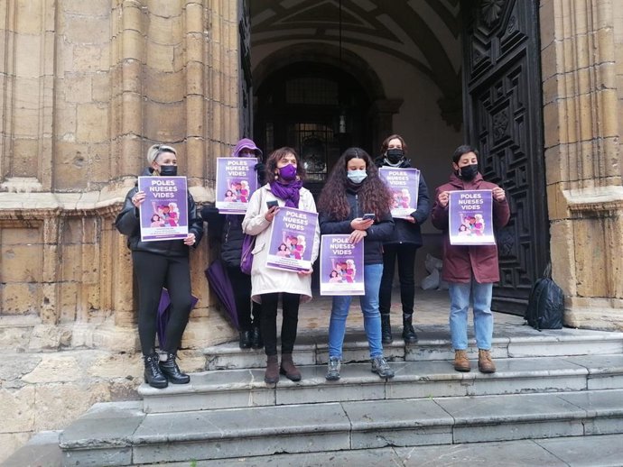 Colectivos feministas presentan la programación reivindicativa prevista con motivo del Día Internacional de la Eliminación de la Violencia Contra la Mujer, este jueves 25.