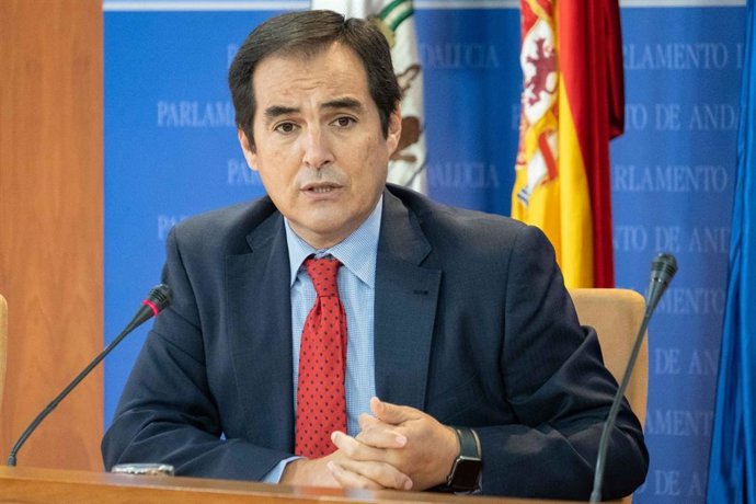 El portavoz del PP en el Parlamento de Andalucía, José Antonio Nieto