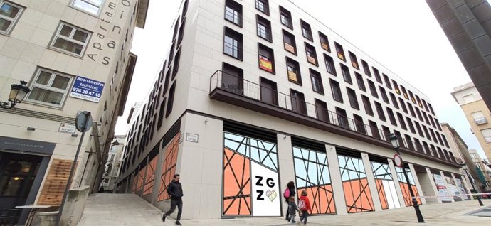 Local que albergará el nuevo Centro de Visitantes de la plaza del Pilar de Zaragoza