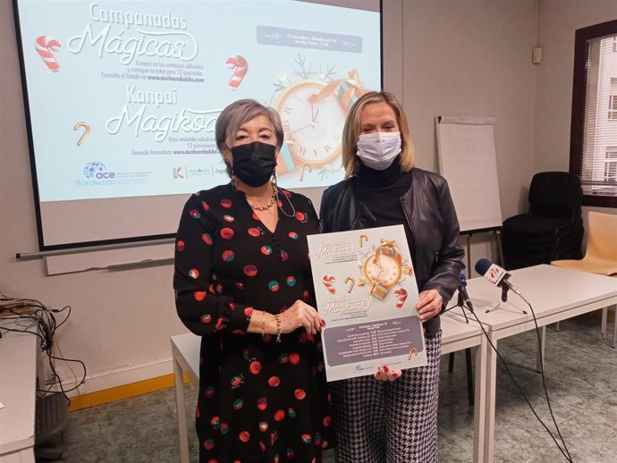 Ana Morgado y Amaia del Campo presentan la iniciativa "Campanadas mágicas".