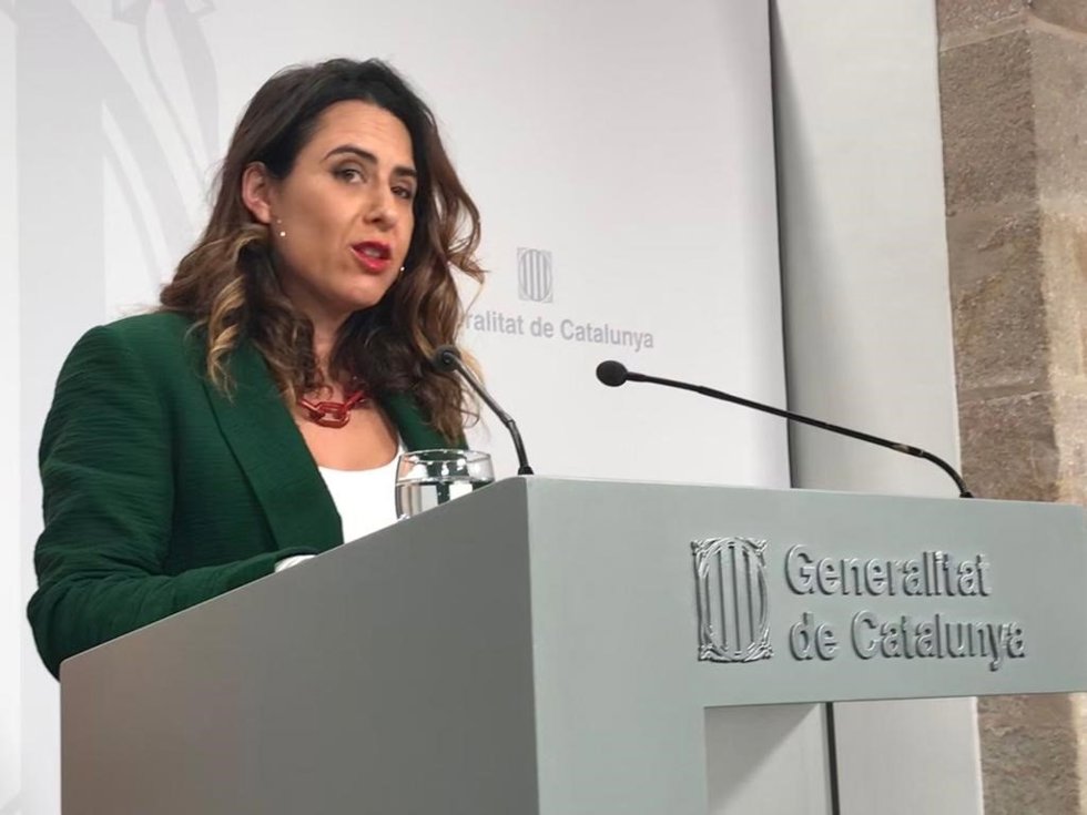 La portavoz del Govern, Patrícia Plaja