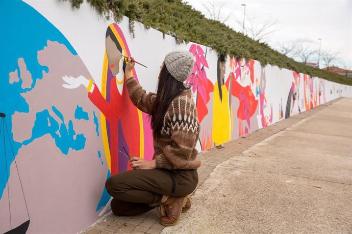 Imagen del mural de Lezkairu