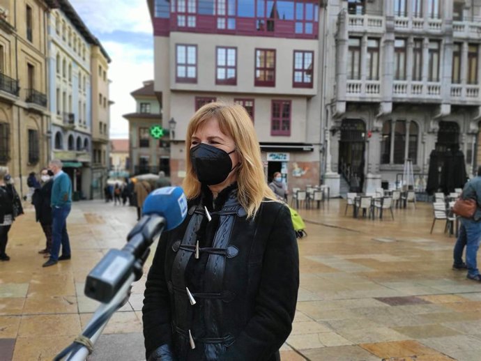Archivo - La concejala del PSOE en el Ayuntamiento de Oviedo, Marisa Ponga.