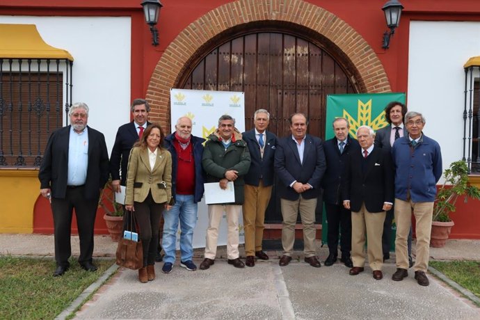 Encuentro de instituciones y organizaciones del sector ganadero de Extremadura en la finca El Toril.