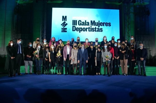 Madrid celebra la III Gala Mujeres Deportistas y homenajea a mujeres "poderosas" en el deporte.