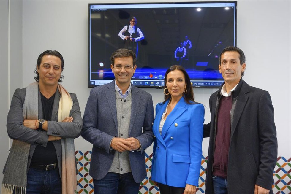 Presentación del espectáculo flamenco 'La raíz de mis zapatos' de la bailaora granadina Mari Paz Lucena.