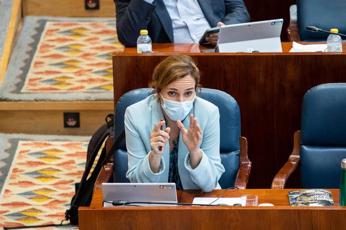 Archivo - La portavoz de Más Madrid en la Asamblea de Madrid, Mónica García