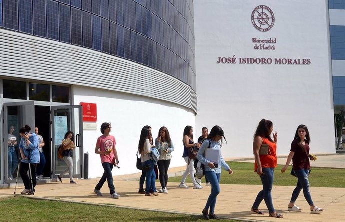 Alumnos de la Universidad de Huelva.