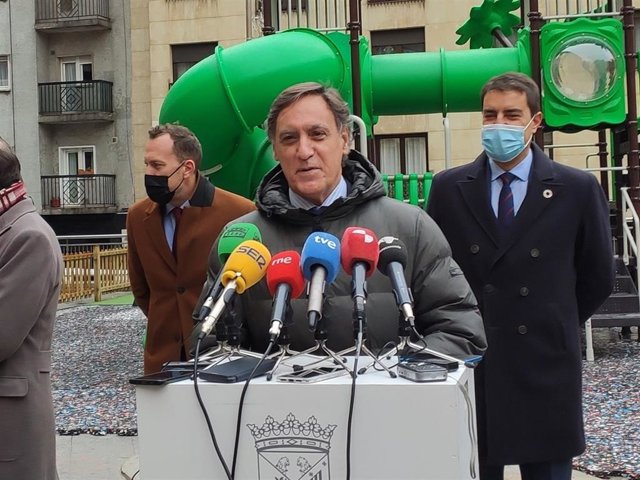 El Alcalde De Salamanca Este Martes En Las Declaraciones A Los Medios De Comunicación.