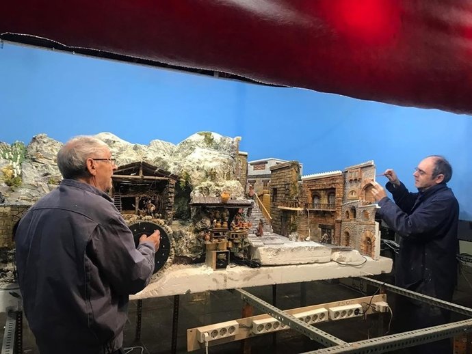 Montaje de los belenes