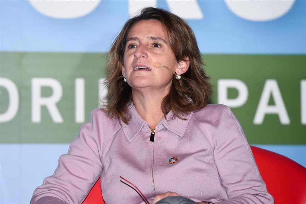 La vicepresidenta tercera y ministra para la Transición Ecológica y el Reto Demográfico, Teresa Ribera 