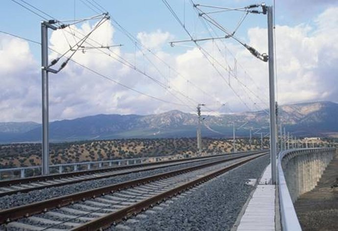 Tramo de la LAV Madrid-Sevilla