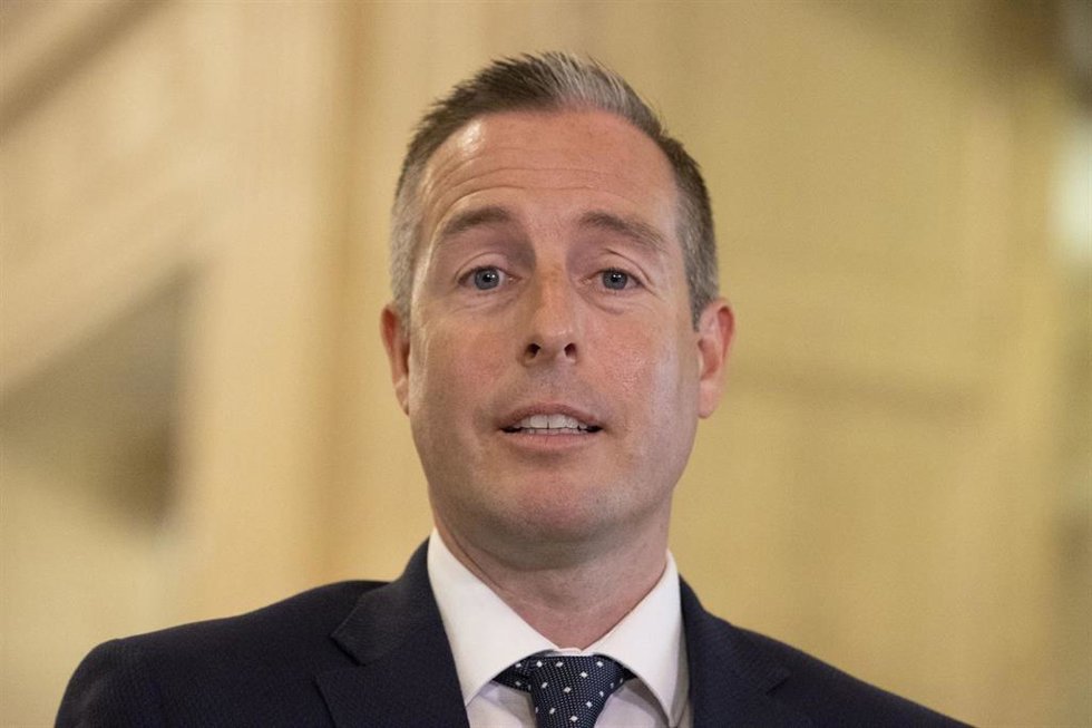 Archivo - El ministro principal de Irlanda del Norte, Paul Givan. 