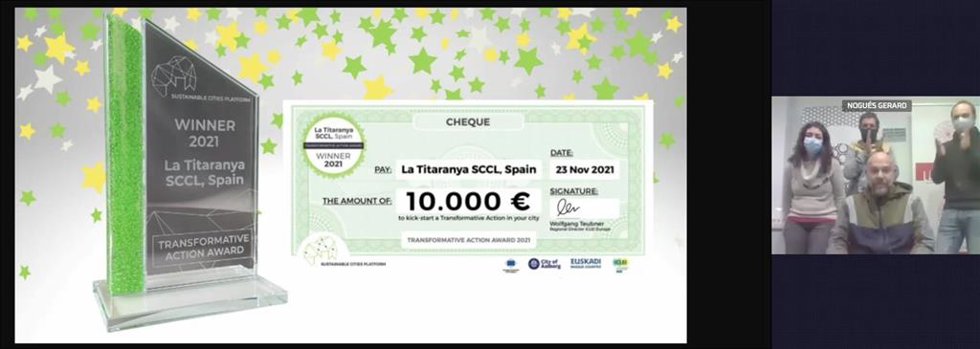 El Comité Europeo de las Regiones ha otorgado el premio en una ceremonia virtual