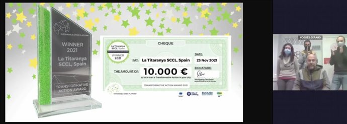 El Comité Europeo de las Regiones ha otorgado el premio en una ceremonia virtual