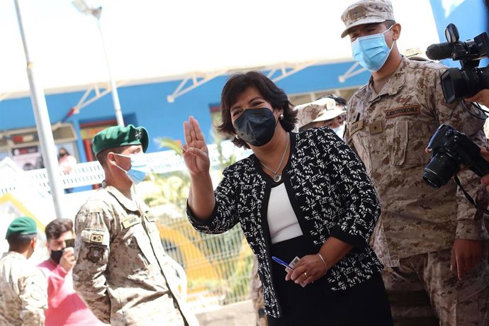 La candidata presidencial socialdemócrata chilena Yasna Provoste