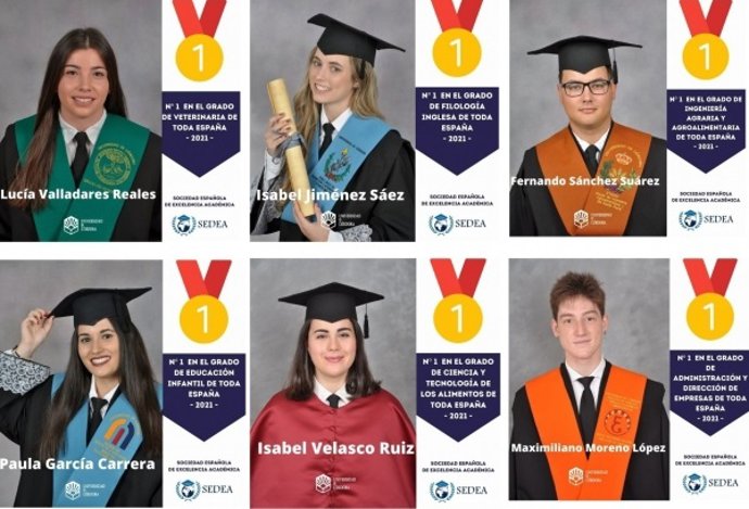 Los seis egresados de la UCO que encabezan el ránking nacional de excelencia en sus titulaciones.