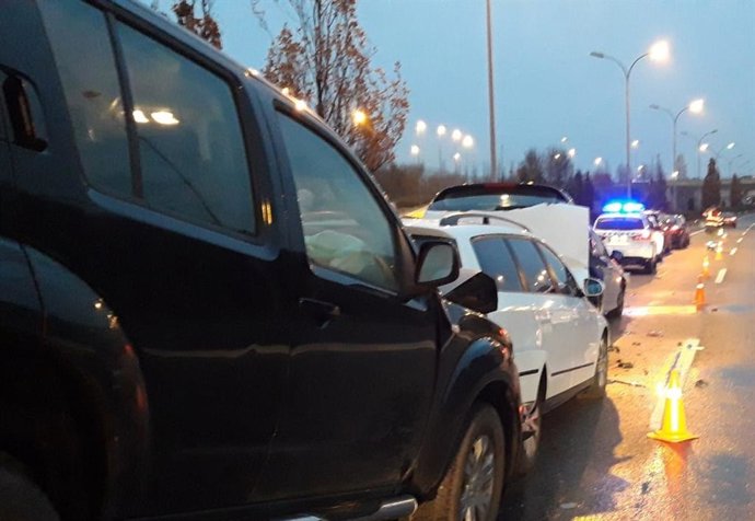 Colisión múltiple en la PA-30