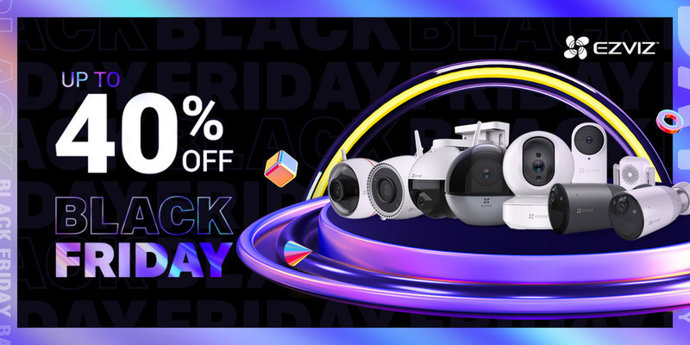Snag good deals of EZVIZ smart home products up to 40% discount.