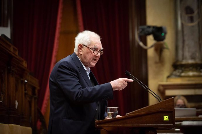 El líder de ERC en el Ayuntamiento de Barcelona y diputado de los republicanos en el Parlament, Ernest Maragall,en una foto de archivo.