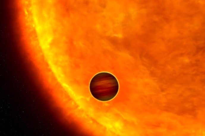 El planeta recién descubierto está relativamente cerca de su estrella, a una distancia de solo 2,2 millones de kilómetros