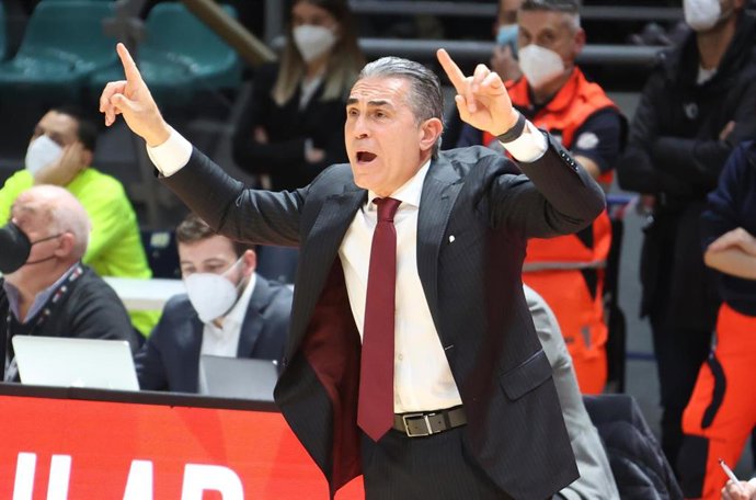 El seleccionador español de baloncesto, el italiano Sergio Scariolo.