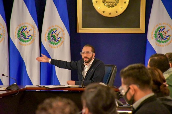 Archivo - El presidente de El Salvador, Nayib Bukele.