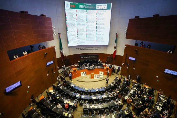 Archivo - Imagen de archivo del Senado de México.
