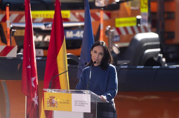 La delegada del Gobierno en Madrid, Mercedes González, presenta el Plan de Fenómenos Adversos y Nevadas