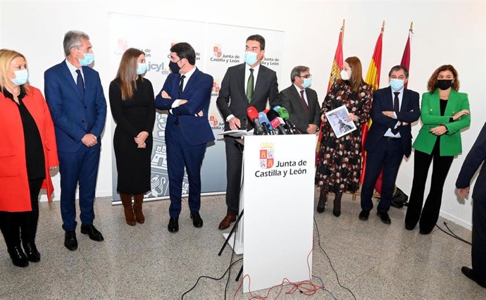 Un momento de la presentación de la campaña invernal.