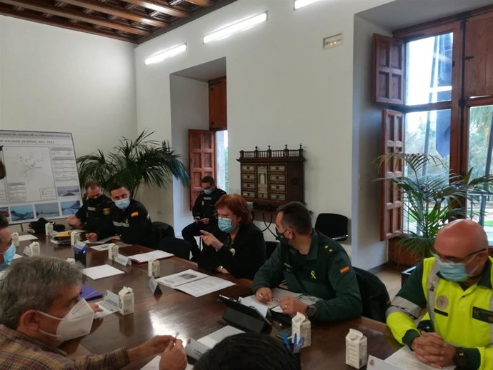 Reunión del plan de vialidad invernal 2021-2022