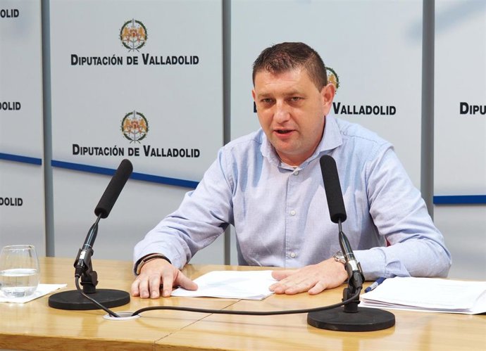 Marcos Díez en rueda de prensa.