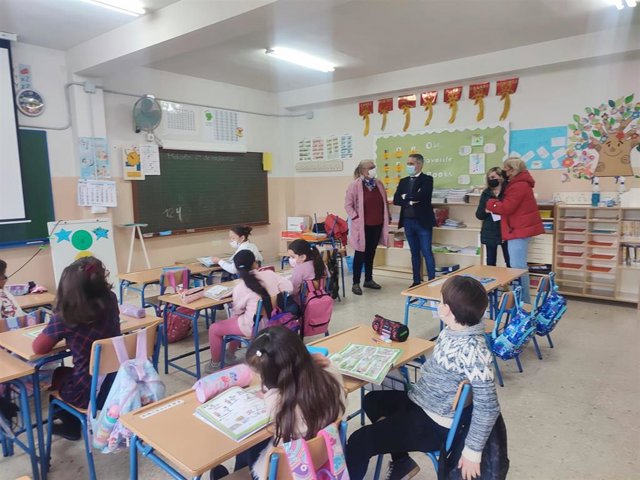 Visita al colegio Santo Domingo.