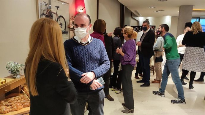 El director general de Cultura y Patrimonio, Pablo León, durante su participación en la Comisión Interterritorial de Cinematografía y Audiovisual, en Gijón