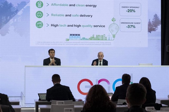 El consejero delegado de Enel, Francesco Starace, en el Capital Markets Day 2021