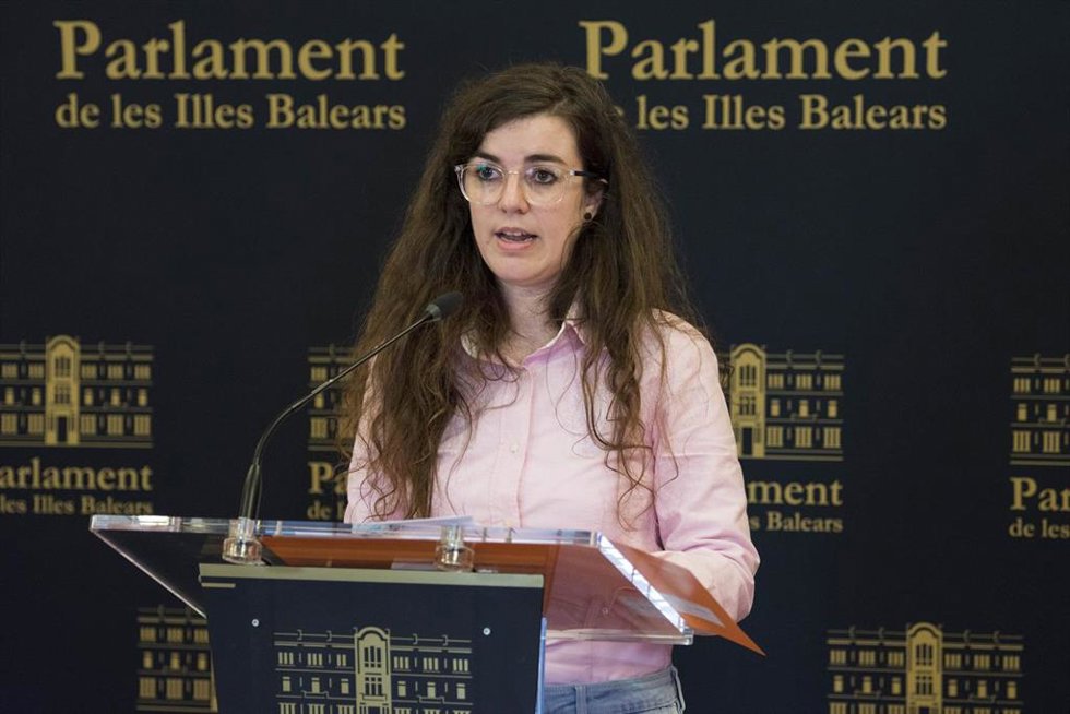 La portavoz adjunta de Unidas Podemos en el Parlament, Esperana Sans.