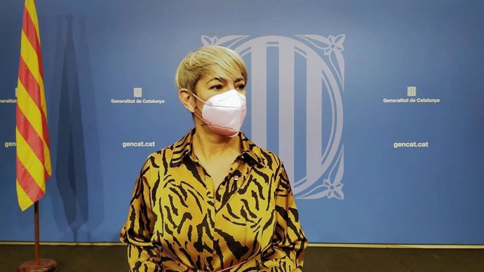 La consellera de Justicia, Lourdes Ciuró, a 24 de noviembre de 2021.