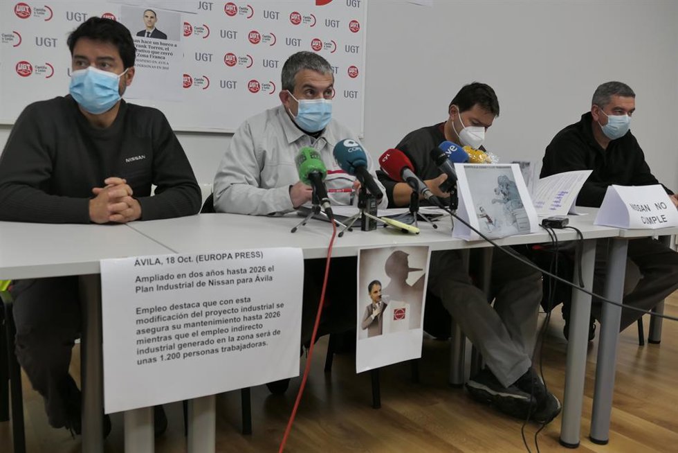 Rueda de prensa del Comité de Empresa de Nissan.